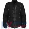 Michael Japan Premiere 2026 Jaafar Jackson Black Military Jacket front View