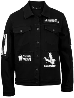 Michael Meyers Halloween Black Denim Jacket