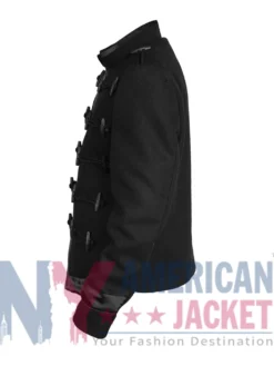 Michael Movie Japan Premiere 2026 Jaafar Jackson Black Military Jacket Side View