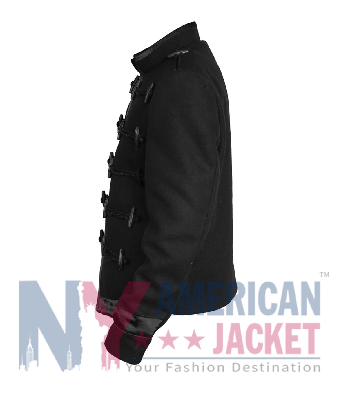 Michael Movie Japan Premiere 2026 Jaafar Jackson Black Military Jacket Side View