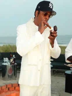 Michael Rubin Jay-Z White Party 2026 White Blazer