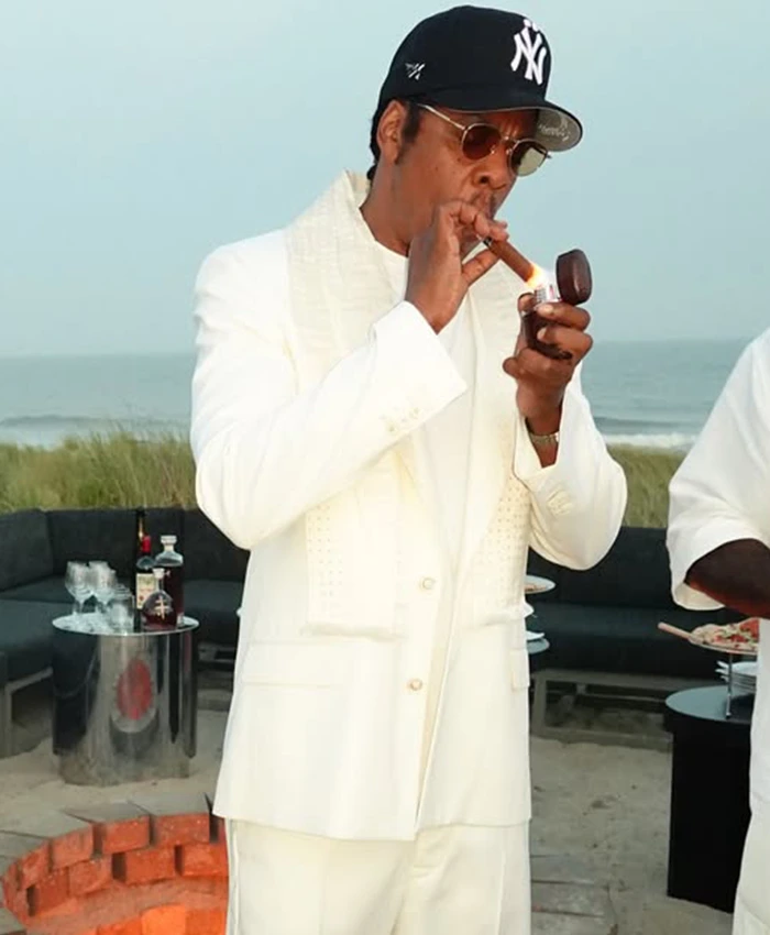 Michael Rubin Jay-Z White Party 2026 White Blazer
