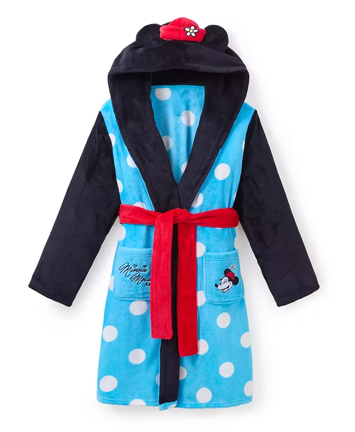 Minnie Mouse Hooded Plush Robe For Women
