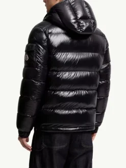Moncler-Maya-Matte-Black-Short-Down-Jacket
