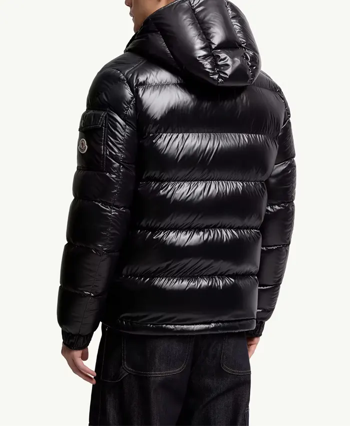 Moncler-Maya-Matte-Black-Short-Down-Jacket