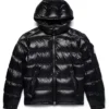 Moncler-Maya-Matte-Short-Down-Black-Puffer-Jacket