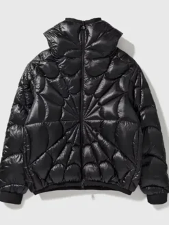 Moncler x Spiderman Padded Black Jacket