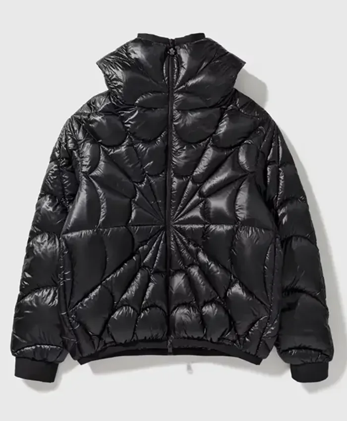 Moncler x Spiderman Padded Black Jacket