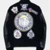 Murakami Takashi x Issey Miyake Black Varsity Jacket