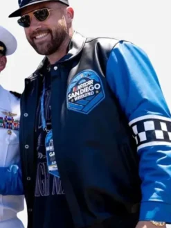 NASCAR Travis Kelce San Diego Leather Jacket
