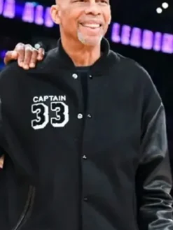 NBA Kareem Abdul-Jabbar Captain Letterman Jacket