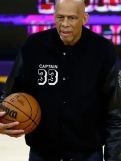 NBA Kareem Abdul-Jabbar Letterman Captain Jacket
