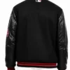 Netflix Jordan Walker MVP 2026 Home Run Derby Black Varsity Jacket Back View
