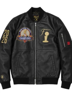New-York-Knicks-FISLL-2026-NBA-Finals-Champions-Black-Leather-Jacket