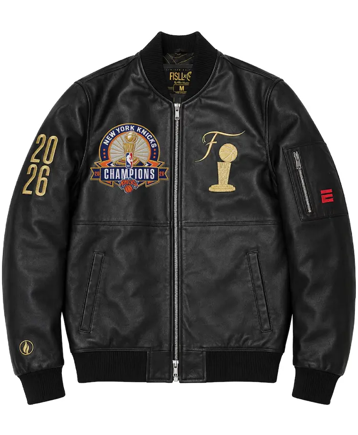 New-York-Knicks-FISLL-2026-NBA-Finals-Champions-Black-Leather-Jacket