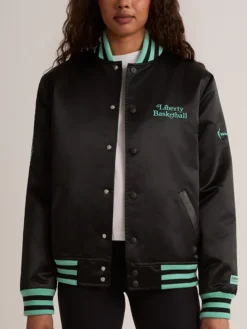 New York or Nowhere Liberty Flame Twin Varsity Jacket