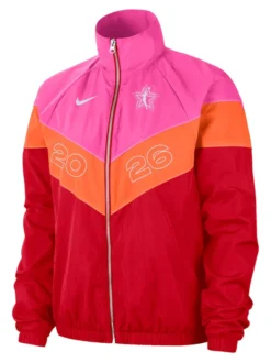 Nike 2026 WNBA All-Star Game Red Windrunner Jacket Front View