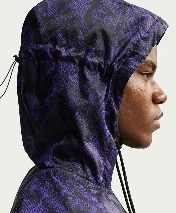 Alejandro Balde Nike FC Barcelona x Kobe Bryant 26-27 Away Purple Snakeskin Jacket back view