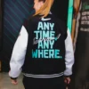 Nike Any Time Any Where Sabrina Ionescu Varsity Jacket Back View