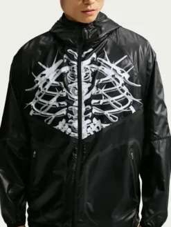 Nike Black Skeleton Hoodie Jacket