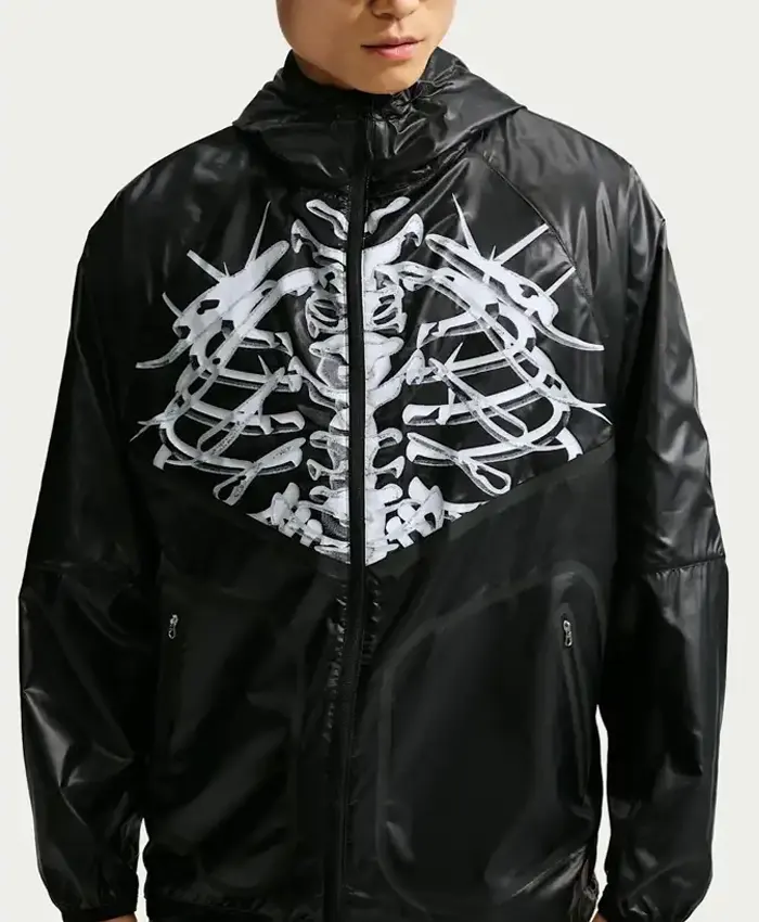 Nike Black Skeleton Hoodie Jacket
