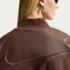 Nike Leather Brown Bomber Jacket