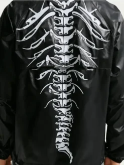 Nike Skeleton Black Hoodie Jacket Back View