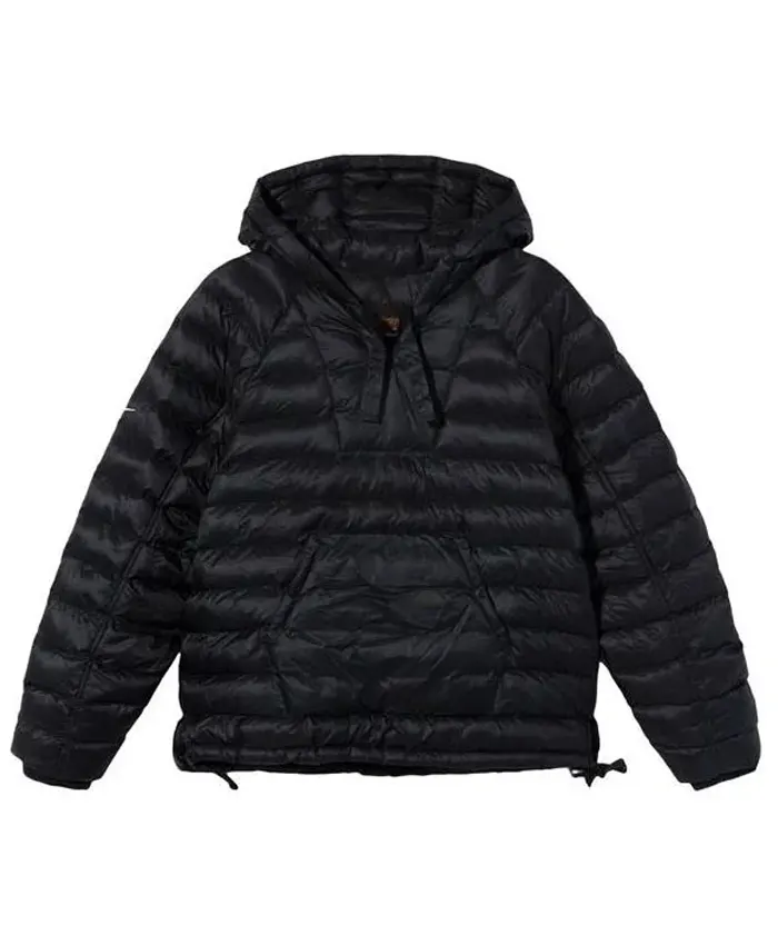 Nike-Stussy-Insulated-Black-Puffer-Jacket-With-Hooded