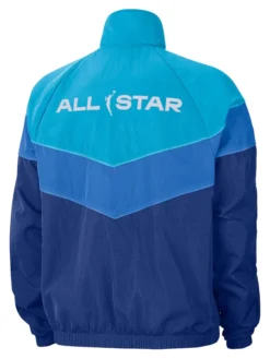 Nike WNBA All-Star Game 2026 Blue Windrunner Jacket Back View