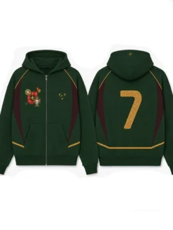 Nike x Ronaldo One Last Dance Portugal Green Zip Hoodie