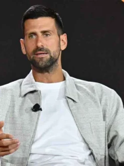 Novak Djokovic Fanatics Fest NYC 2026 Gray Jacket