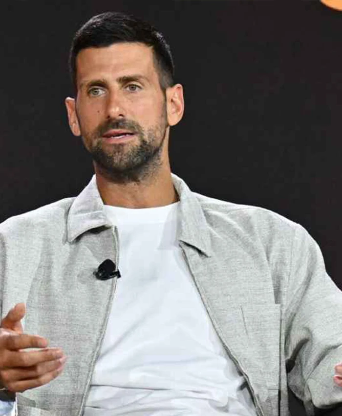 Novak Djokovic Fanatics Fest NYC 2026 Gray Jacket