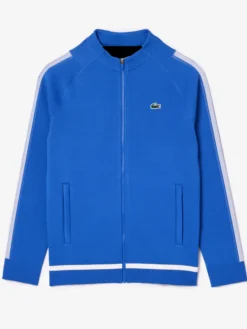 Novak Djokovic Wimbledon Lacoste Blue Zip-Up Jacket