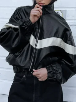 Oak-And-Fort-Leather-Mockneck-Jacket