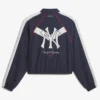 Off Season NY Yankees x MLB Full-Zip Navy Track Jacket Back View
