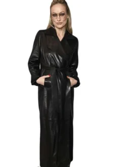 Olivia Wilde I Want Your Sex Leather Trench Coat
