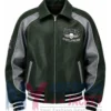 Palace Skateboards x Avirex Fall Autumn 2026 Green Leather Jacket front view