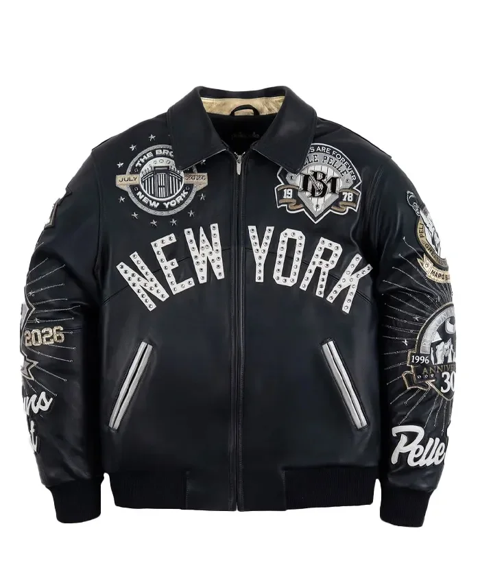 Jay-Z Pelle Pelle New York Yankees Leather Jacket Sale