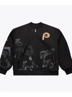 Philadelphia Phillies 1976 MLB All-Star Game Black Denim Jacket
