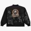 Philadelphia Phillies 1976 MLB All-Star Game Black Denim Jacket Back View