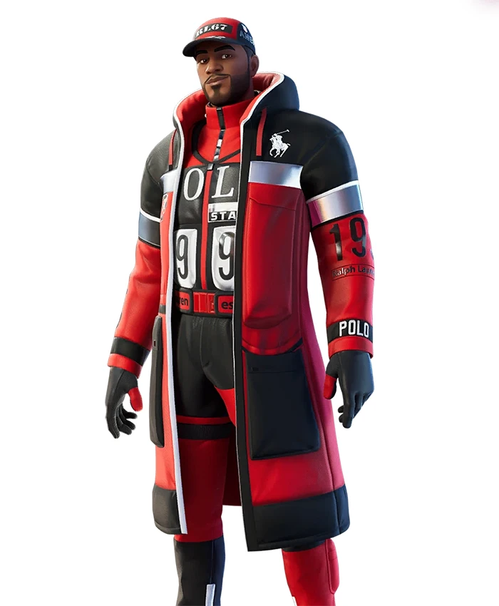 Polo x Fortnite 92 Stadium Red Coat