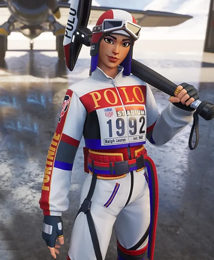 Polo x Fortnite 92 Stadium White Jacket
