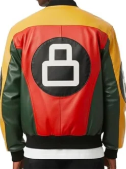 Power Book III S05 Joey Bada$$ Leather 8 Ball Jacket