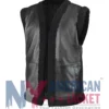 Power Book IV Claudia Flynn Black Leather Vest