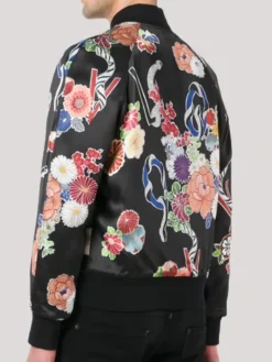 Premiere Spider-Man Brand New Day Ryoka Fujisawa Black Bomber Jacket with rib-knit collar
