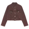 Protagonists Lucia VI Grand Theft Auto Maroon Jacket