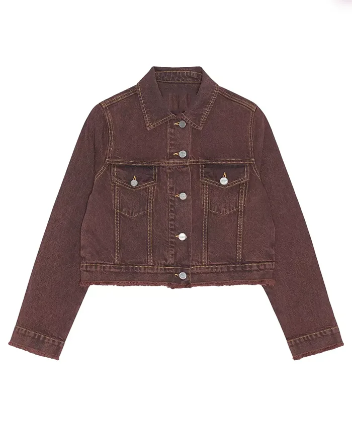 Protagonists Lucia VI Grand Theft Auto Maroon Jacket