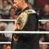 RAW 2026 Roman Reigns Black Denim Jacket