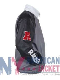 Raiders Jeff Hamilton Vegan Leather Jacket