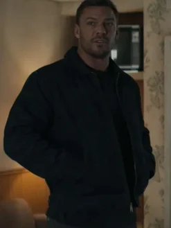 Reacher S02 Jack Reacher Black Jacket
